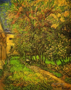 Vincent Van Gogh Painting - El Jardín del Hospital Saint Paul 3 Vincent van Gogh